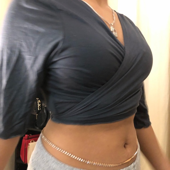 GREYBTIE UP TOP - Picture 2 of 2